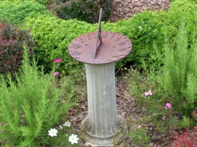 garden sundial